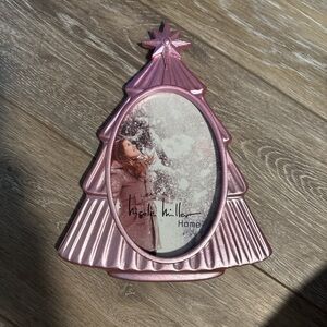 Nicole Miller Pink Christmas Tree Frame NEW